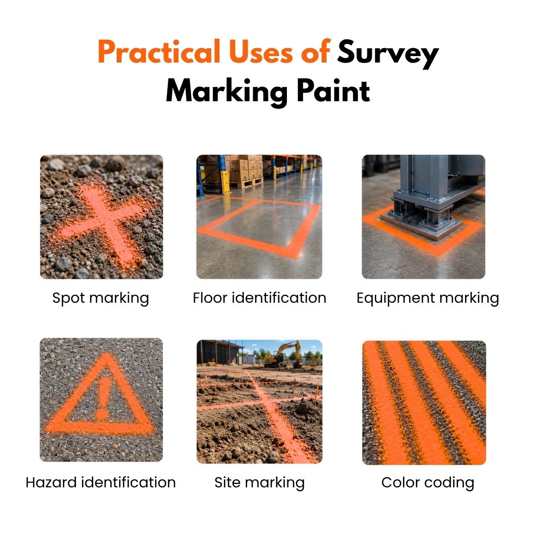 RLA Survey Paint Marking Spray 350g -FLURO ORANGE