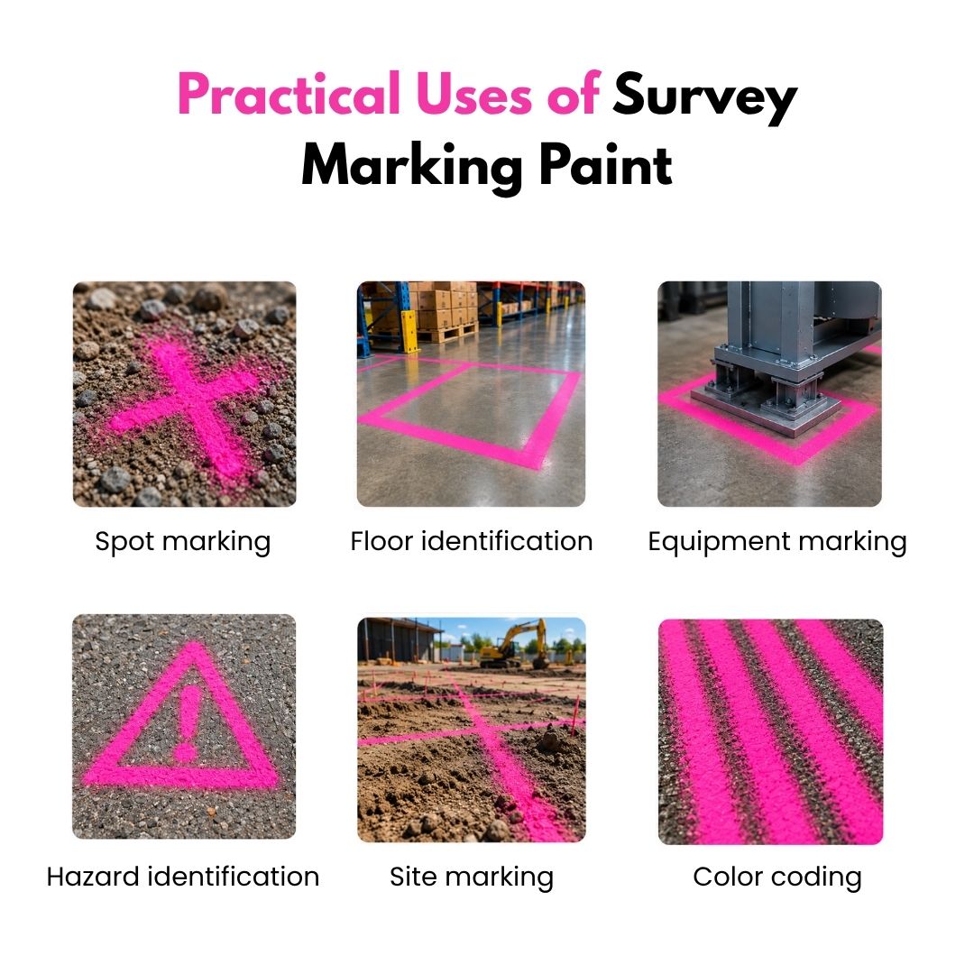 RLA Survey Paint Marking Spray 350g -FLURO PINK