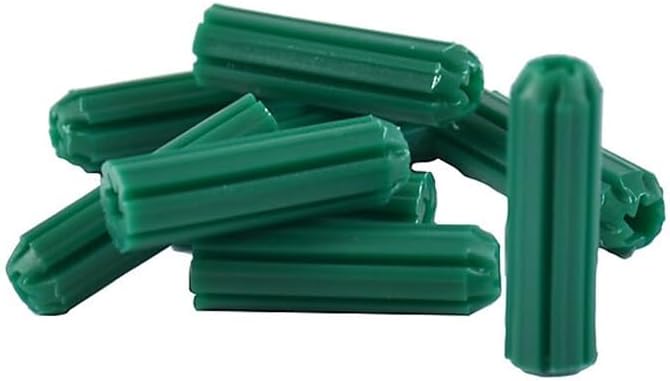 Wall Plug Green 7 * 25mm Round Headed | 500 Pcs