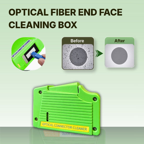 Fiber Optic Connecto Cable End Face Cleaning Box for SC FC LC ST