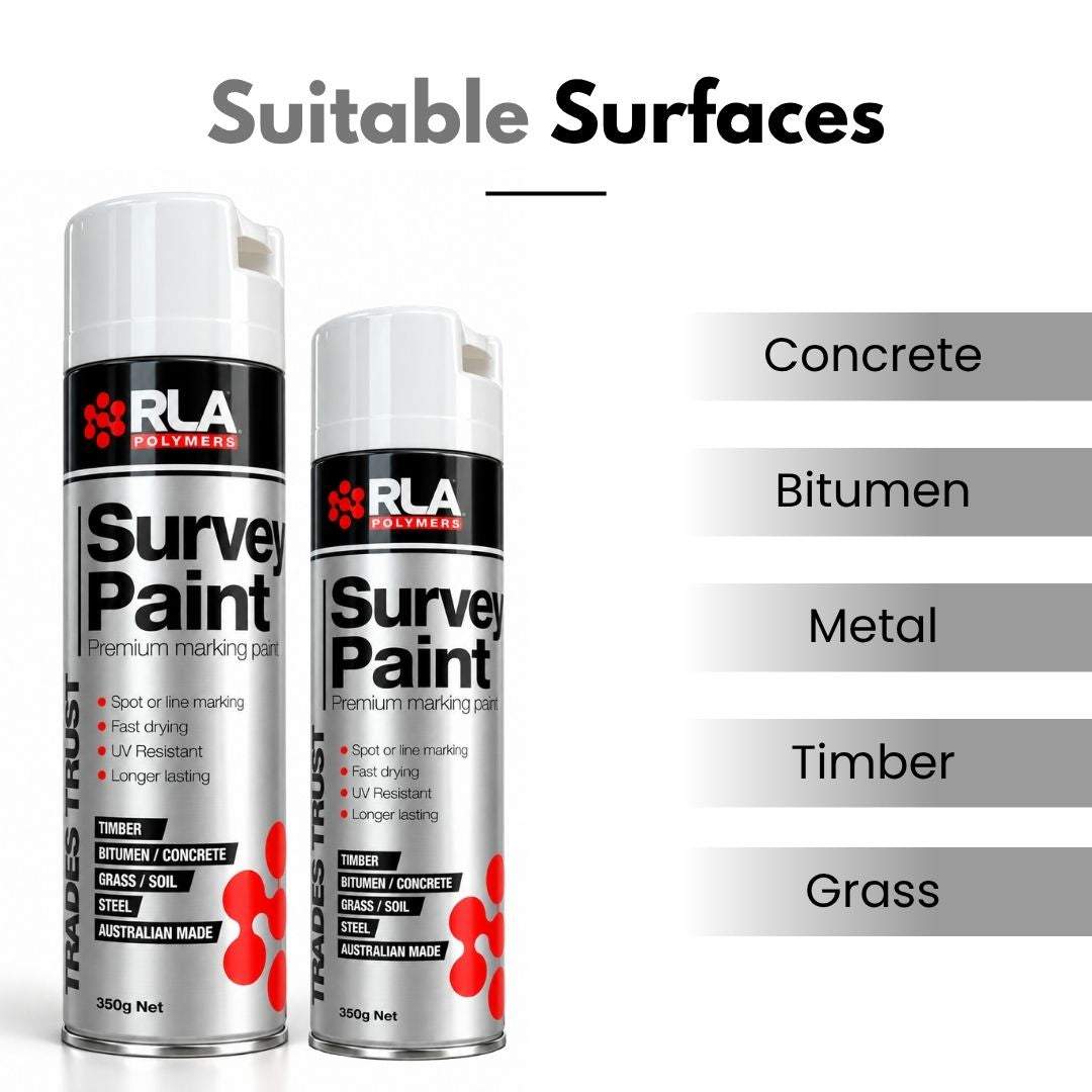 RLA Survey Paint Marking Spray 350g -WHITE