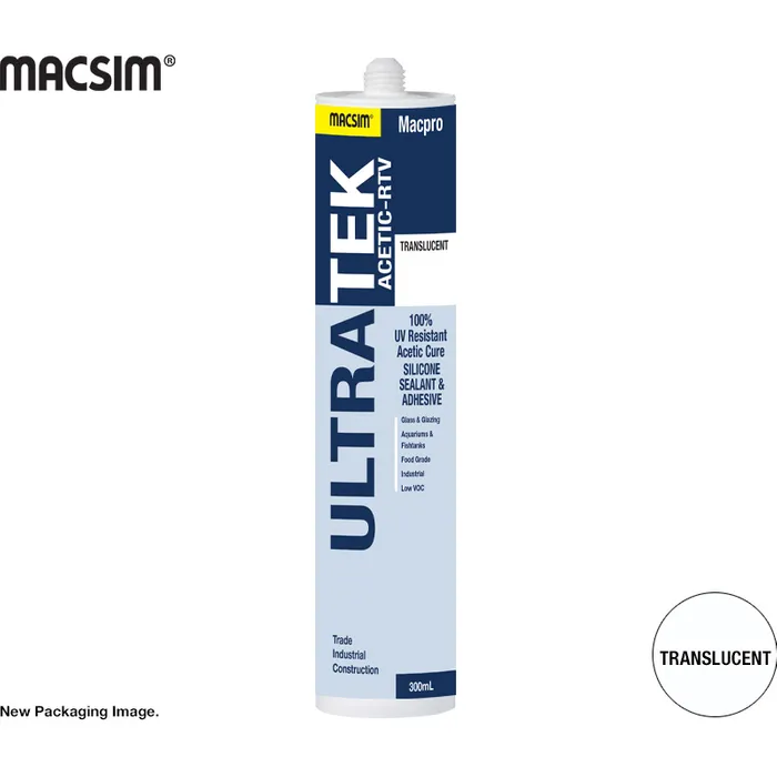 ULTRATEK ACETIC-RTV Silicone Sealant 300ml-CLEAR