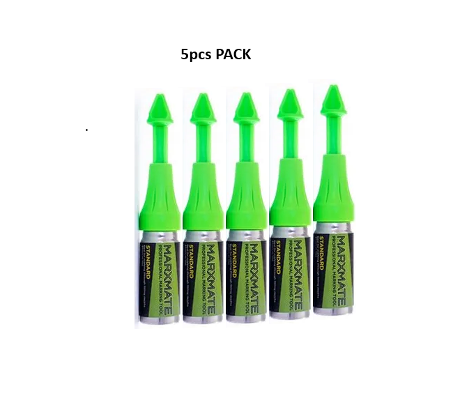 Marxmate spray based marking tool, for marking holes up to 50mm in depth, 250+ uses, fluoro green