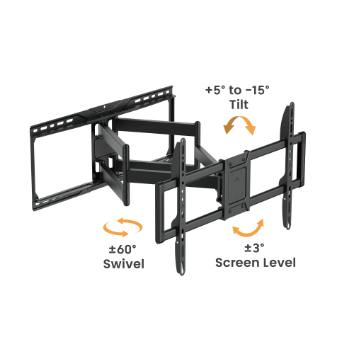 NOUVE FULL MOTION TV WALL MOUNT BRACKET 37''-90'' NPLB86