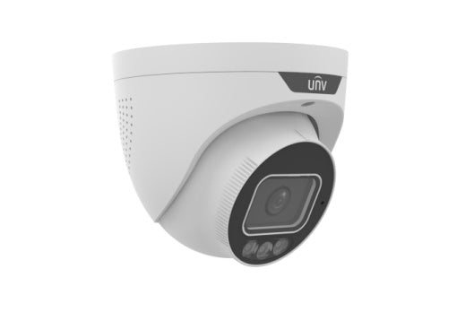 Uniview 8MP Triguard Series Fixed ColorHunter Turret, 2.8mm, Ultra 265, SD Card, WDR, IR30m, Built-in Mic IPC3638SS-ADF28KMC-I1