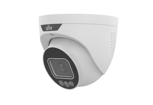 Uniview 8MP Triguard Series Fixed ColorHunter Turret, 2.8mm, Ultra 265, SD Card, WDR, IR30m, Built-in Mic IPC3638SS-ADF28KMCI1