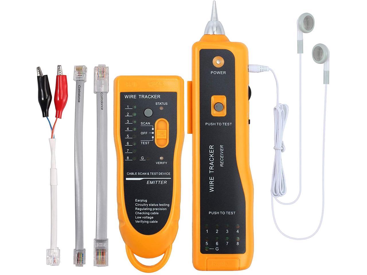 Network Cable Wire Tracker/Tester RJ11 , RJ45