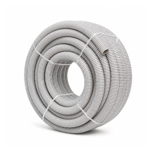 20mm Corrugated Conduit 25-Meter Roll GREY