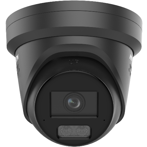 DS-2CD2387G3H-LISU/SL-2.8-BLK -  HIKVISION 8MP/4K Hybrid Light ColorVu Turret Camera With Strobe / Speaker (2.8MM) BLACK 40M IR