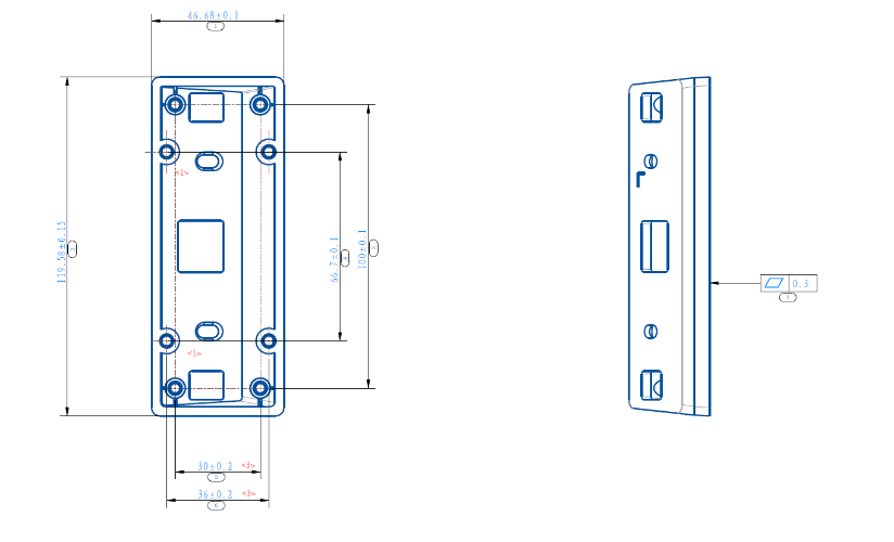 HIKVISION INTERCOM KABV24-A ANGLE BRACKET TO SUIT HILOOK 4 WIRE HA-KIT-A2-HILOOK, WALL MOUNT