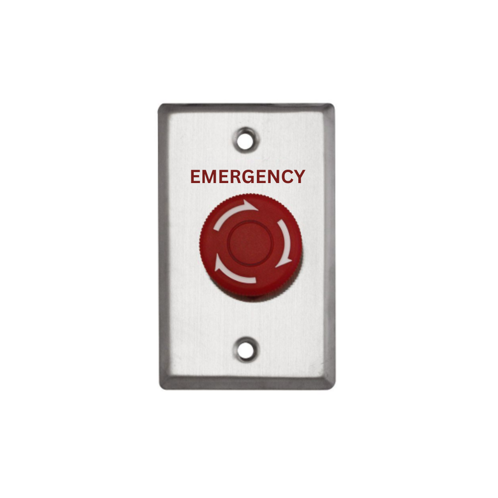 Er Button RED TWIST BUTTON