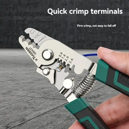 Precise 3 Holes Fibre Optic Wire Striper (6.5 Inch) Heavy Duty