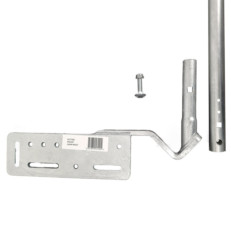 1.2m Gutter Mount – Non-Invasive Mounting for Antennas