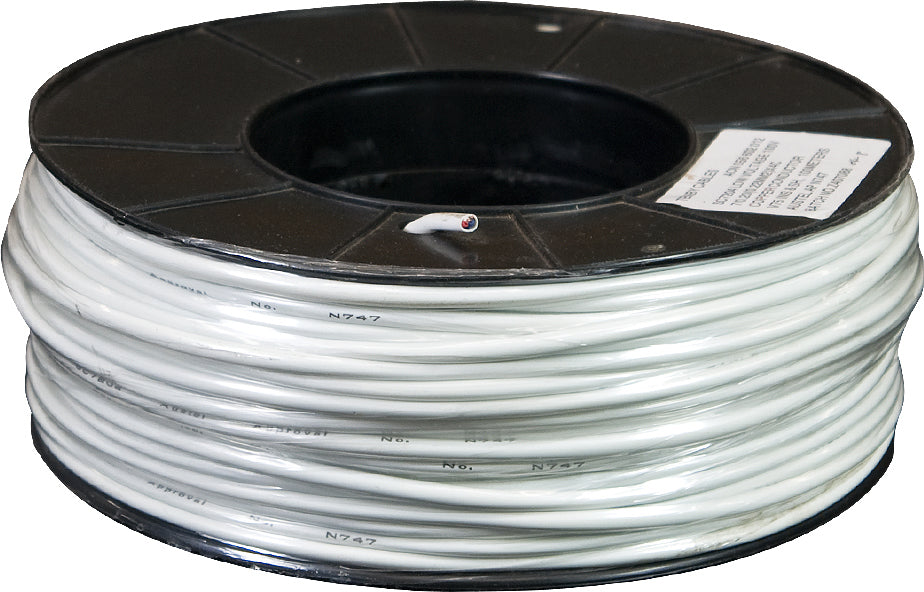 Garland 4 Core 7/0.20 Multiwire Cable White - 100m