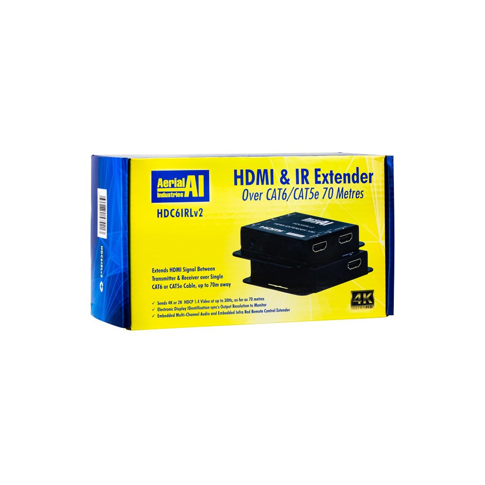 HDMI & IR Extender Over CAT5e CAT6 70m - HDC6IRLv2