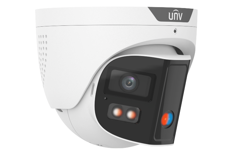 UNV 8MP Triguard 180 Degree TURRET DOUBLE LIGHT CAMERA IPC3K28SE-ADF28KMC-D