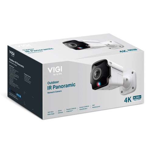 Tp-Link VIGI 8MP Outdoor IR Panoramic Bullet Network Camera S385PI