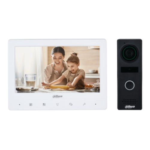 DHI-KTA03M DAHUA 4-WIRE INTERCOM KIT | METAL DOOR BELL (BLACK)