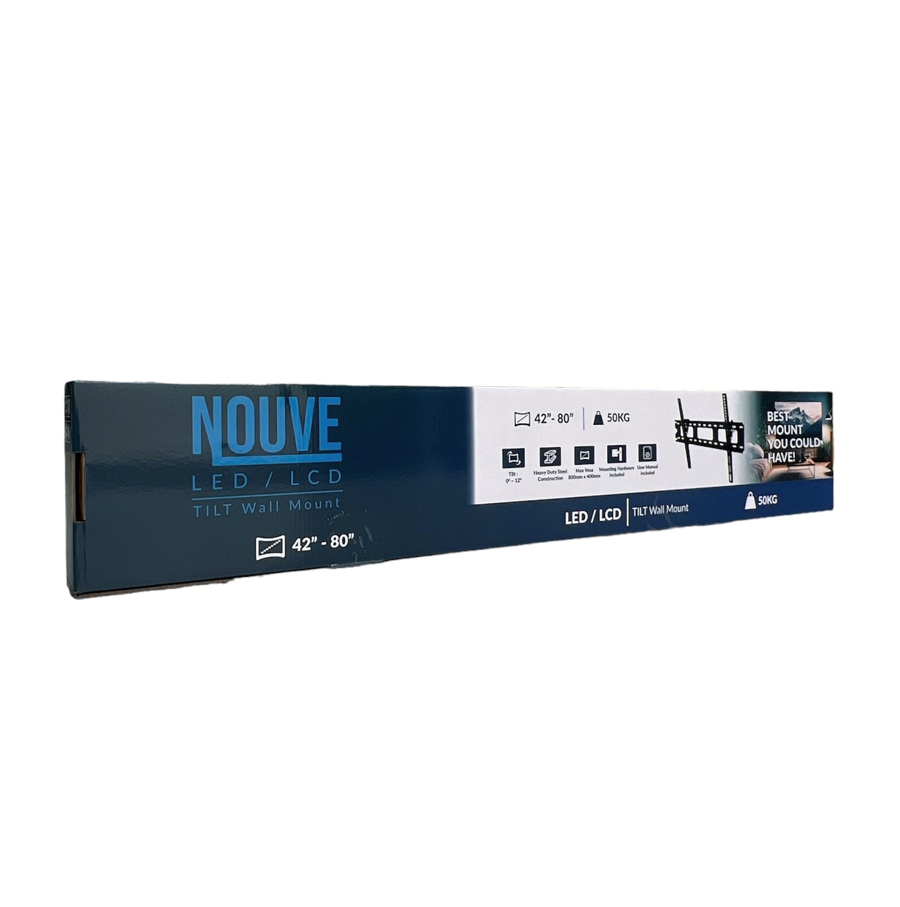 TV Wall Mount Tilt 42"-80" | NPLB144XL | Load Capacity 50kg