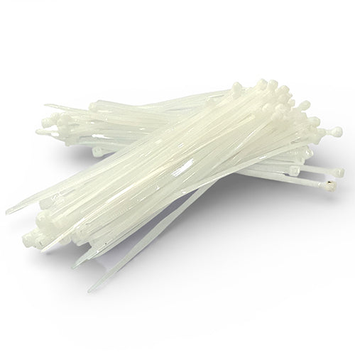 3.6mm X 140mm Cable Ties, Bags Of 100 Pieces - WHITE