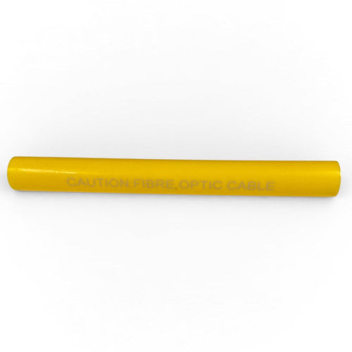 YELLOW SLEEVE CAUTION:FIBRE OPTIC CABLE