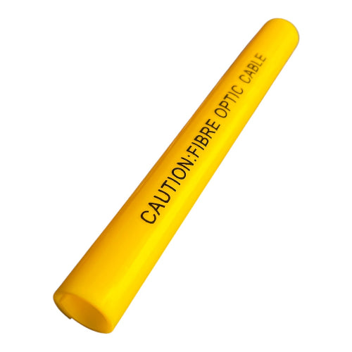 YELLOW SLEEVE CAUTION:FIBRE OPTIC CABLE