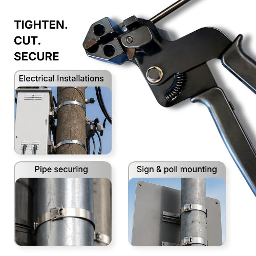 Stainless Steel Cable Ties Tensioning & Cutting Tool
