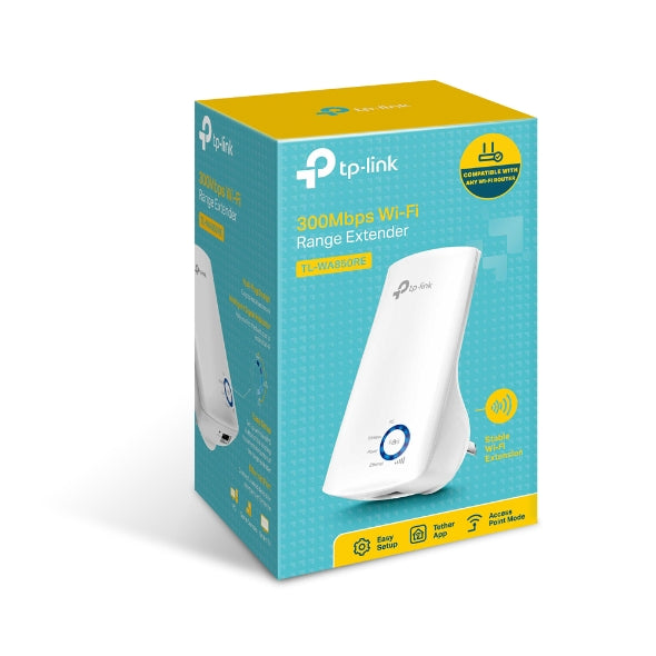 TP-Link 300Mbps N300 Universal Wi-Fi Range Extender, TL-WA850RE