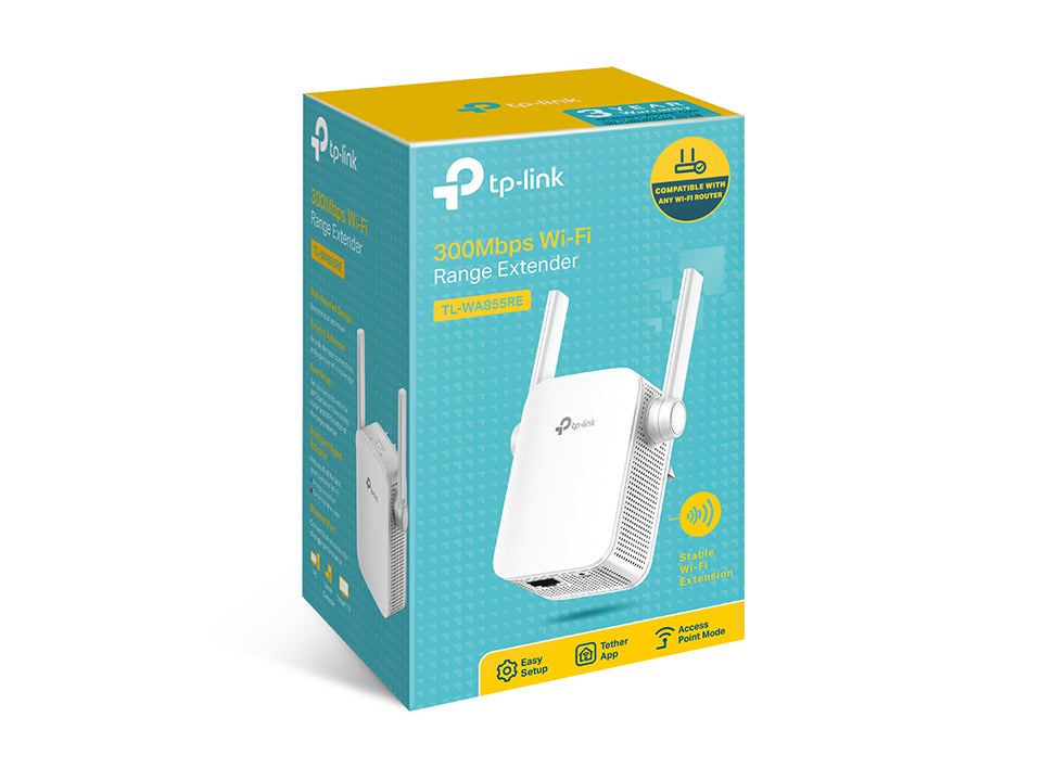 TP-Link 300Mbps Wi-Fi Range Extender TL-WA855RE