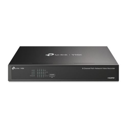 TP-LINK VIGI 4MP Full-Color Turret IPC &amp; 8 Channel PoE+ NVR KIT TP-NK8MP-T6425-2T