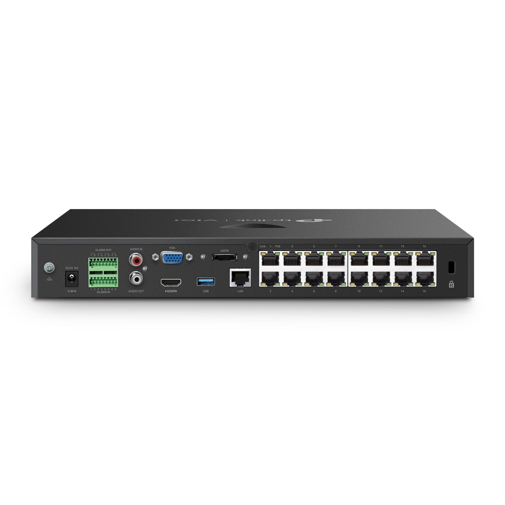 Tp-Link VIGI 16 Channel PoE+ Network Video Recorder VIGI NVR2016H-16MP with 140W PoE