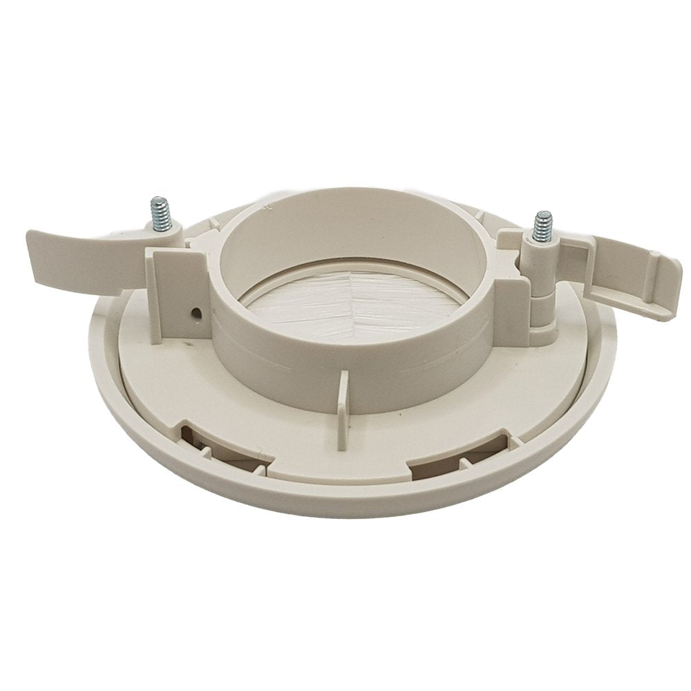 Round Brush Plate, 50mm brush for 76 to 80mm hole, 100mm