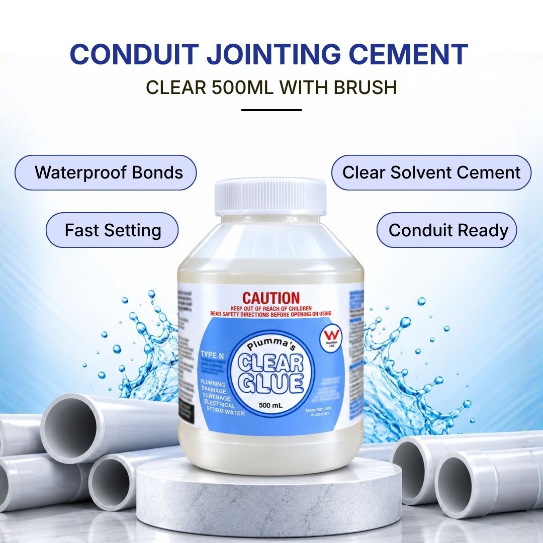 Conduit Jointing Cement Clear 500ml with Brush