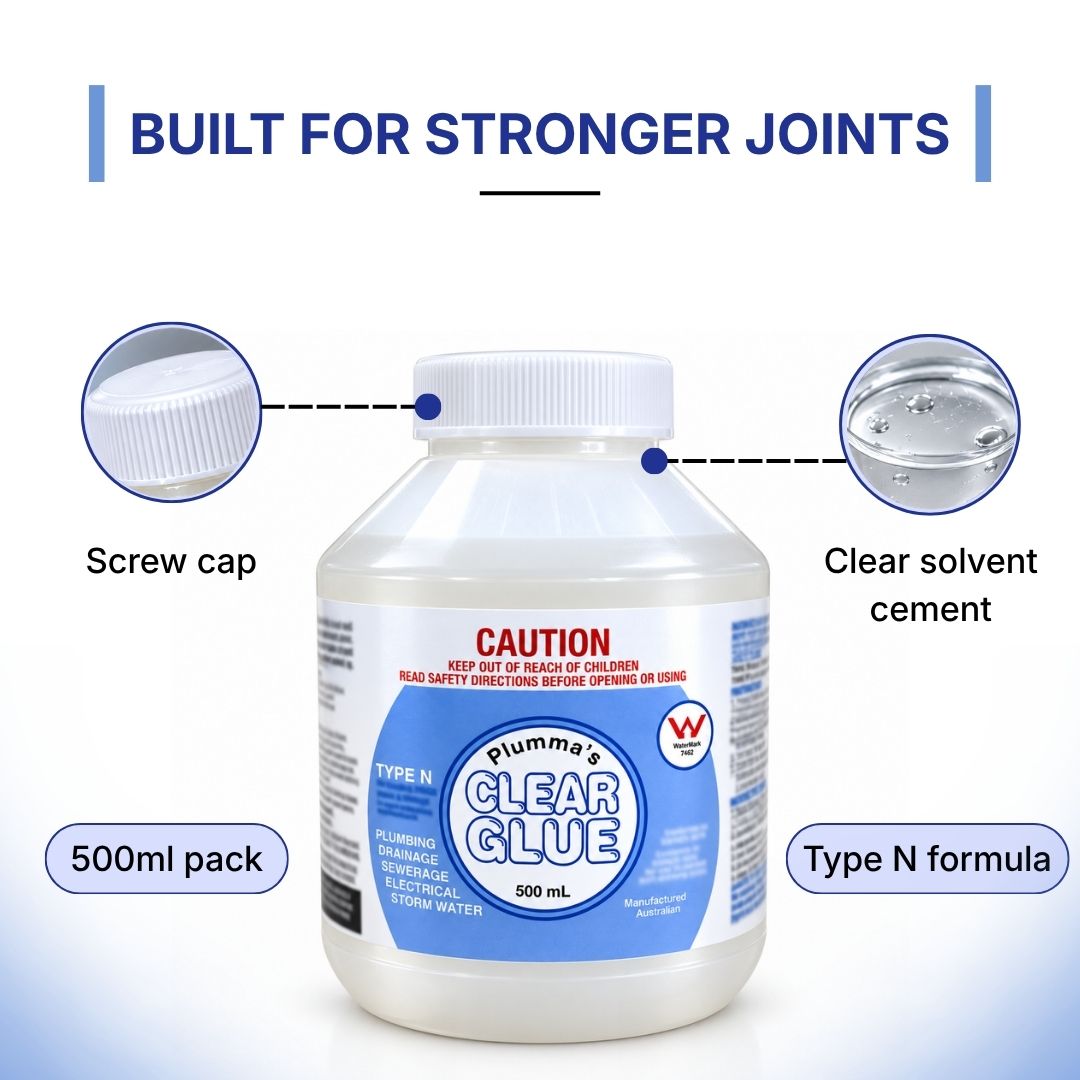 Conduit Jointing Cement Clear 500ml with Brush
