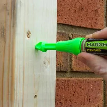 Marxmate spray based marking tool, for marking holes up to 50mm in depth, 250+ uses, fluoro green