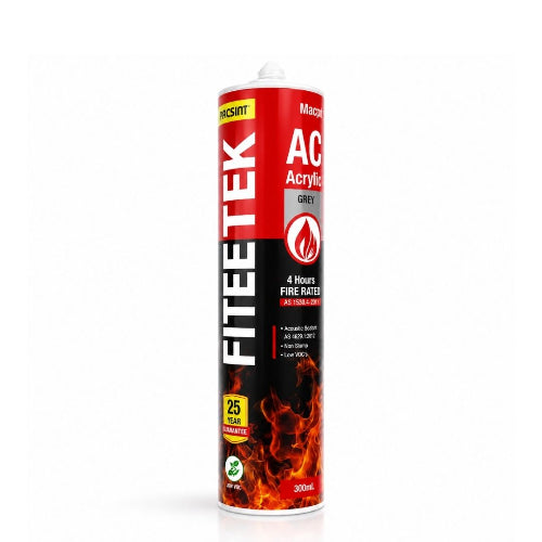 Fire Retardant Acrylic Sealant Grey 300ml