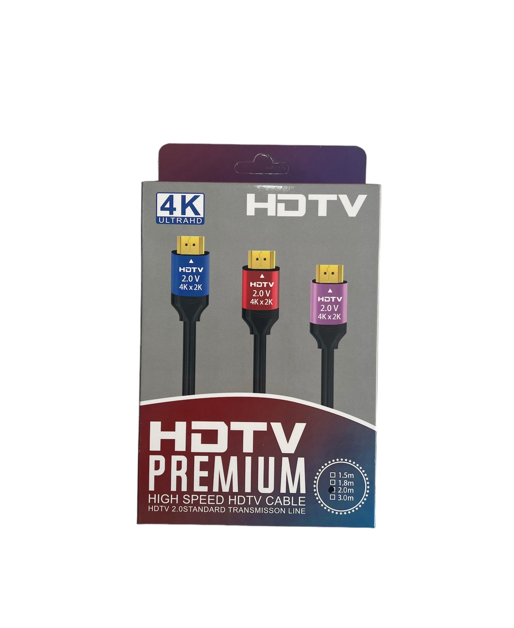 4K HDMI 2.0 Cable Premium High Speed  - 2M
