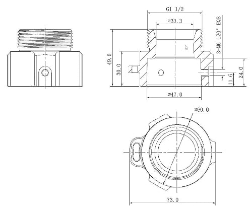 PFA111 PTZ Ceiling Mount Adapter