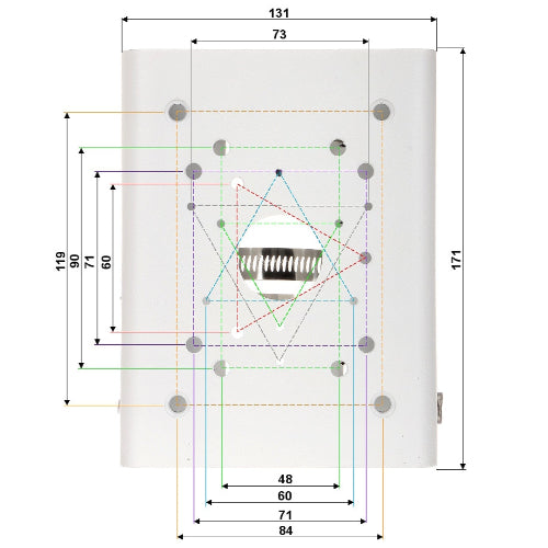 Dahua DH-PFA150 Triple Clamp Pole Mount Bracket