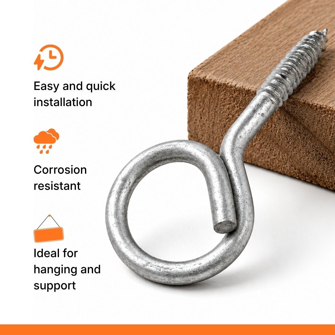 Pig Tail Hook Screw