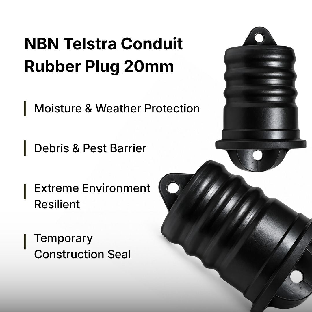 NBN Telstra Conduit Rubber Plug 20mm