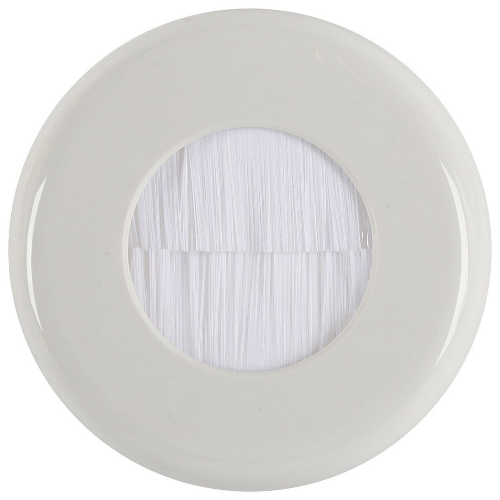 Round Brush Plate, 50mm brush for 76 to 80mm hole, 100mm