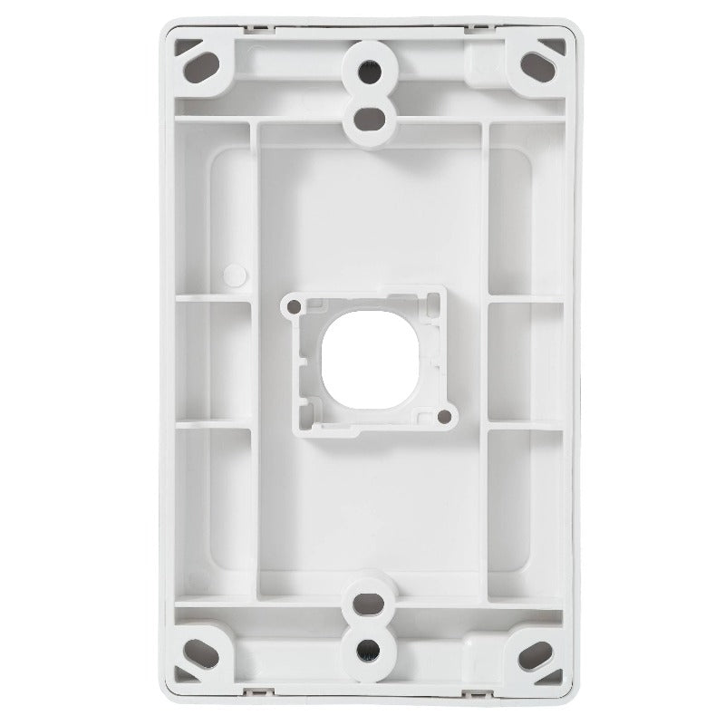 1 white gang grid plate back photo