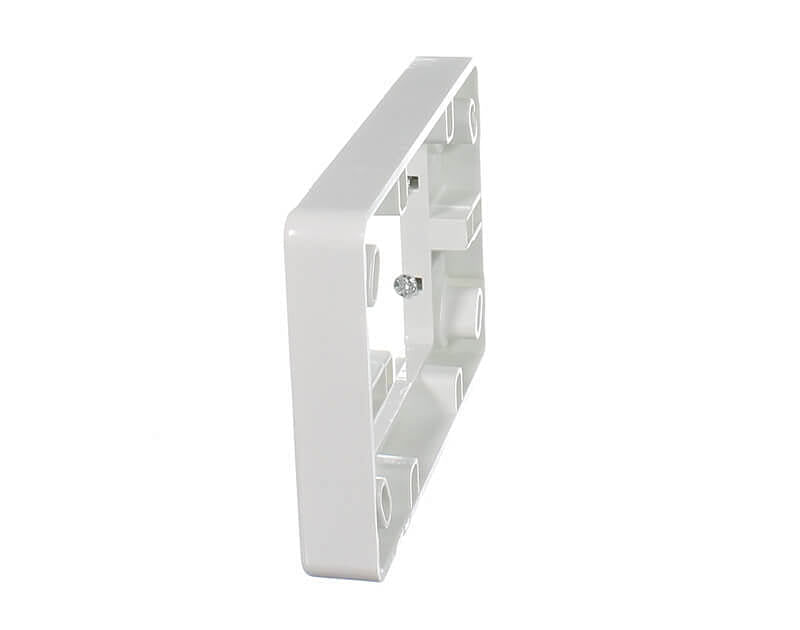 shallow mounting block white