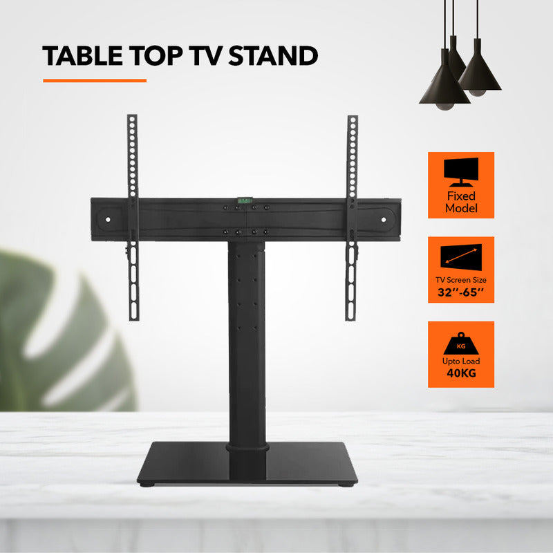 universal table top tv stand fixed