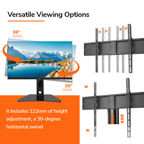 Universal Table Top TV Stand Swivel