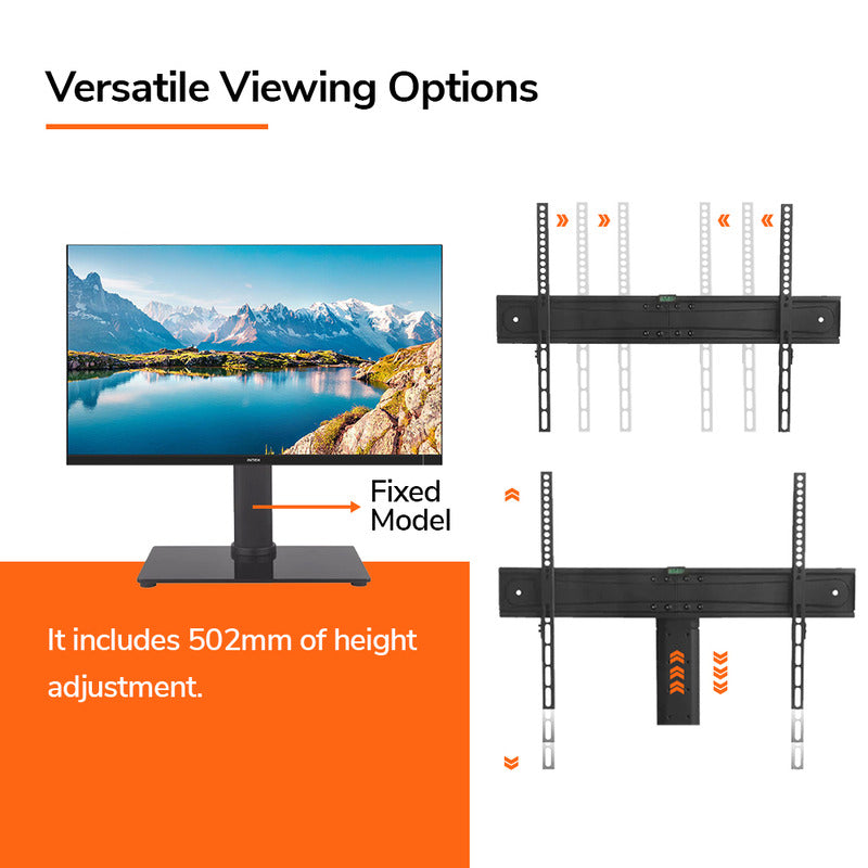 universal tv stand fixed adjustable