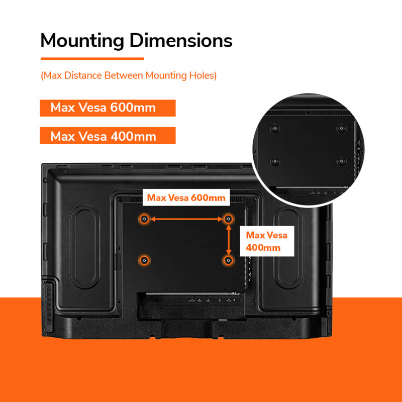 universal tv stand mount vesa 600 x 400mm