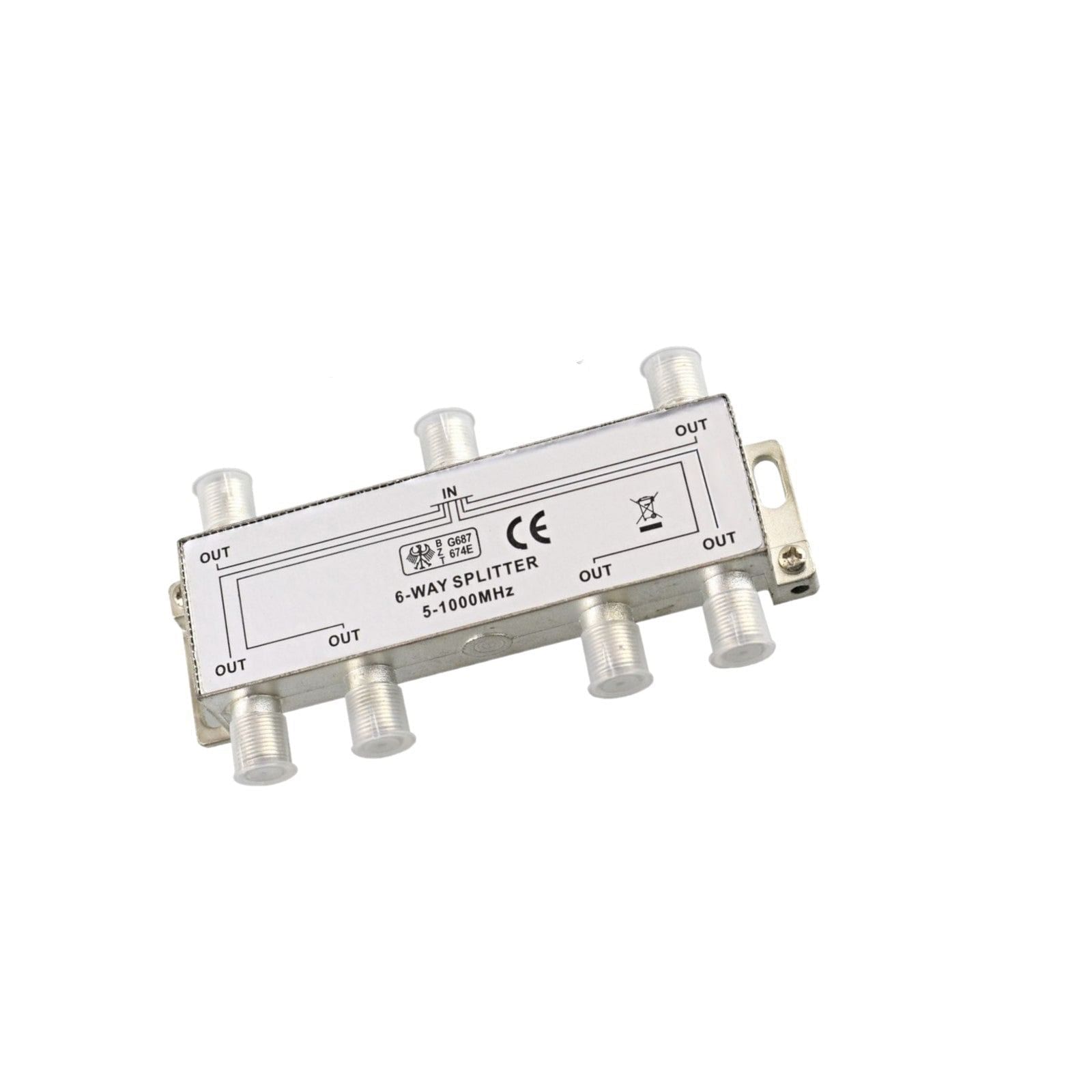 TV Antenna 6 way splitter f type
