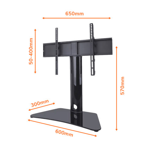 Universal Table Top TV Stand for 32-65" dimensions